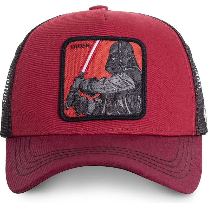 petten-gebogen-rood-snapback-vad-darth-vader-star-wars-van-capslab petten-gebogen-rood-snapback-vad-darth-vader-star-wars-van-capslab