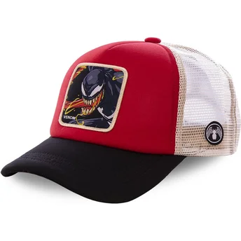 petten-gebogen-rood-snapback-ven4m-venom-marvel-comics-van-capslab