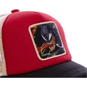 petten-gebogen-rood-snapback-ven4m-venom-marvel-comics-van-capslab