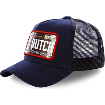 Petten gebogen marineblauw verstelbaar placa California CAL2 van Von Dutch