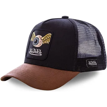Petten gebogen zwart verstelbaar GRN6 van Von Dutch