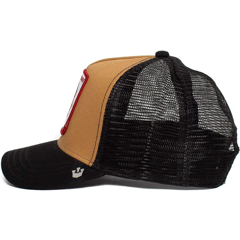 petten-gebogen-bruin-snapback-two-beavers-the-farm-van-goorin-bros