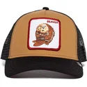 petten-gebogen-bruin-snapback-two-beavers-the-farm-van-goorin-bros