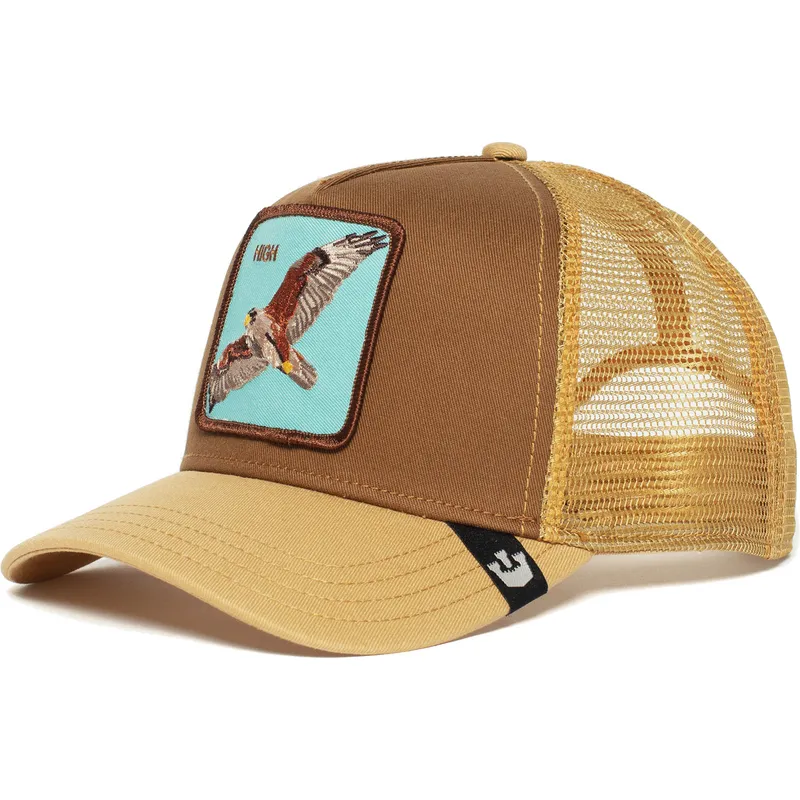 petten-gebogen-bruin-snapback-high-the-farm-van-goorin-bros