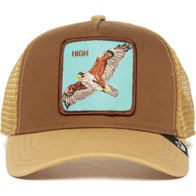 petten-gebogen-bruin-snapback-high-the-farm-van-goorin-bros