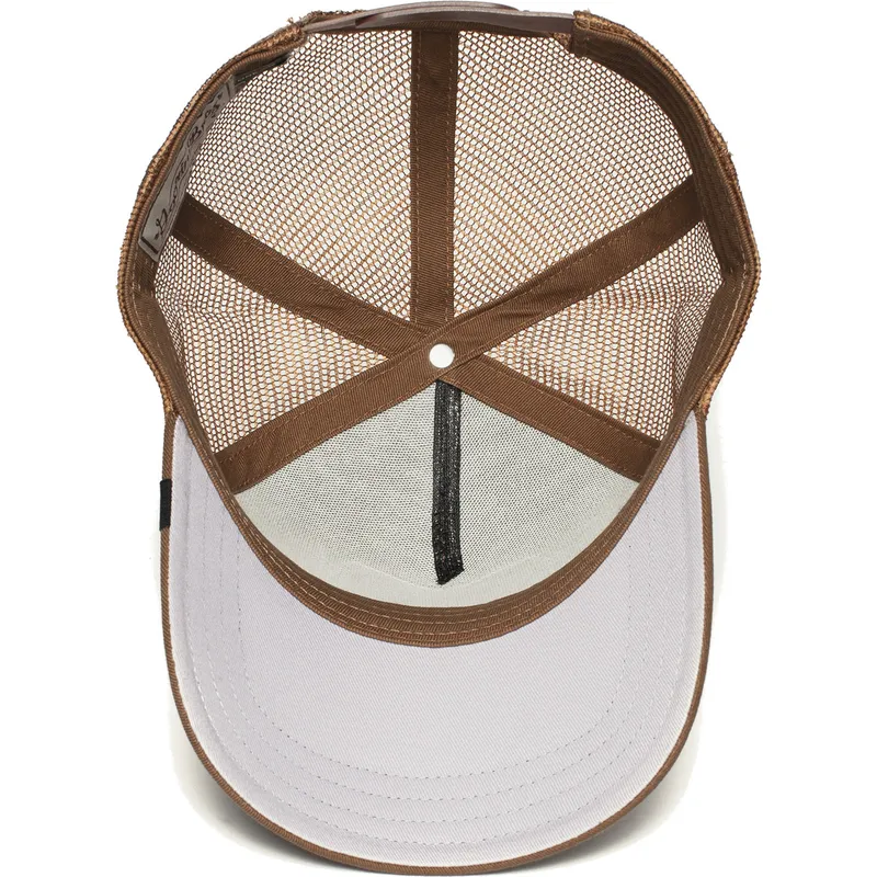 petten-gebogen-bruin-snapback-silver-the-farm-van-goorin-bros