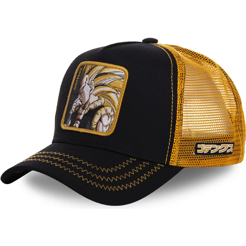 petten-gebogen-zwart-snapback-super-saiyan-3-got2-gotenks-dragon-ball-van-capslab