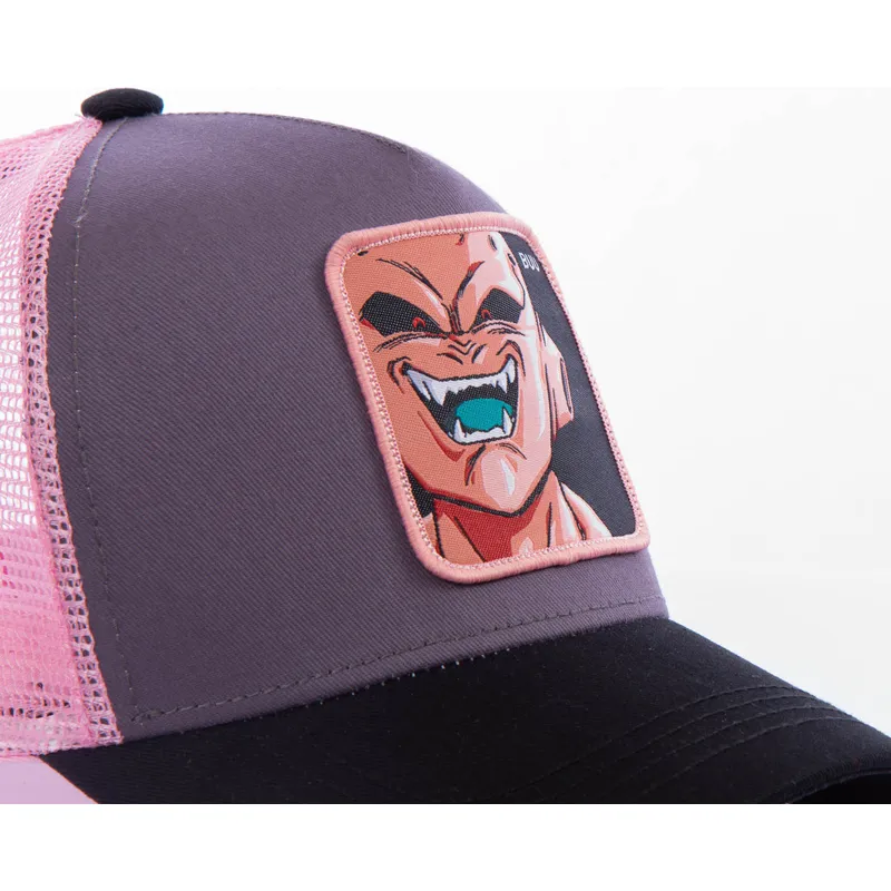 petten-gebogen-grijs-snapback-rosa-buu3-kid-buu-dragon-ball-van-capslab