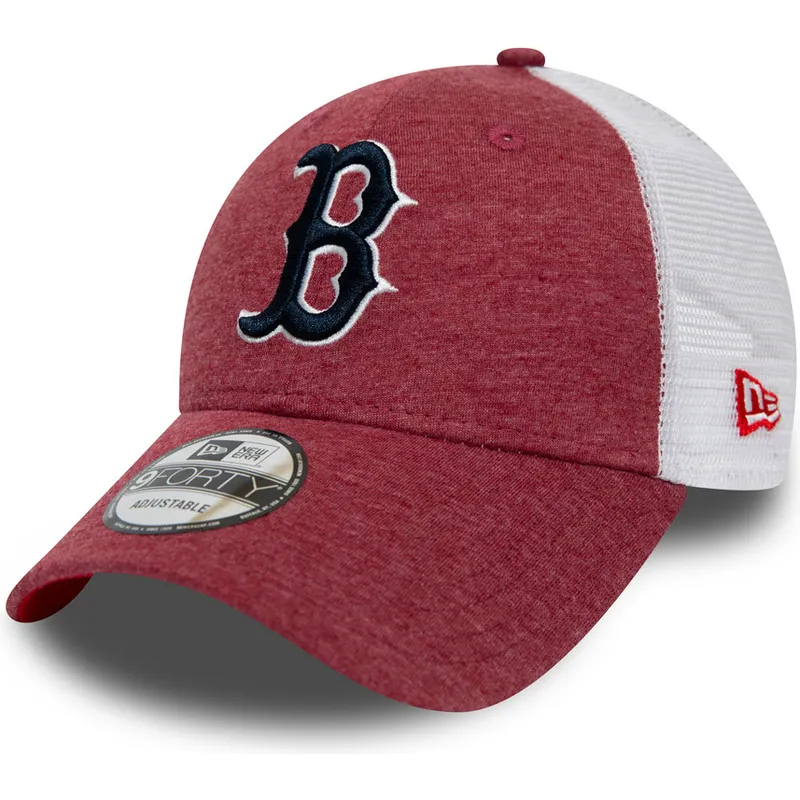 petten-gebogen-rood-verstelbaar-9forty-summer-league-van-boston-red-sox-mlb-van-new-era