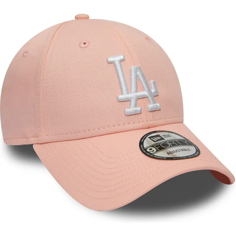 petten-gebogen-roze-verstelbaar-9forty-league-essential-van-los-angeles-dodgers-mlb-van-new-era petten-gebogen-roze-verstelbaar-9forty-league-essential-van-los-angeles-dodgers-mlb-van-new-era