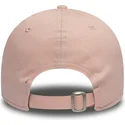 petten-gebogen-roze-verstelbaar-9forty-league-essential-van-los-angeles-dodgers-mlb-van-new-era