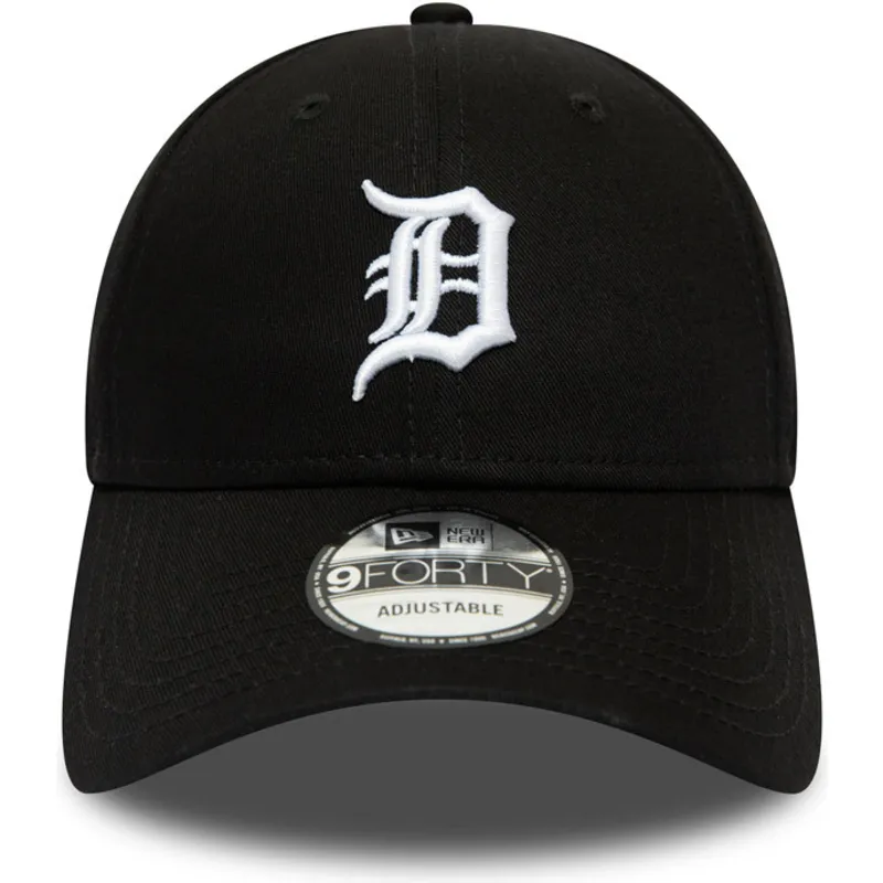 petten-gebogen-zwart-verstelbaar-9forty-league-essential-van-detroit-tigers-mlb-van-new-era