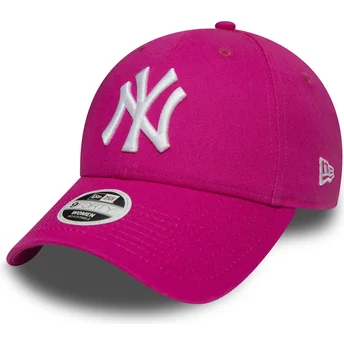 Petten gebogen roze verstelbaar 9FORTY Essential van New...