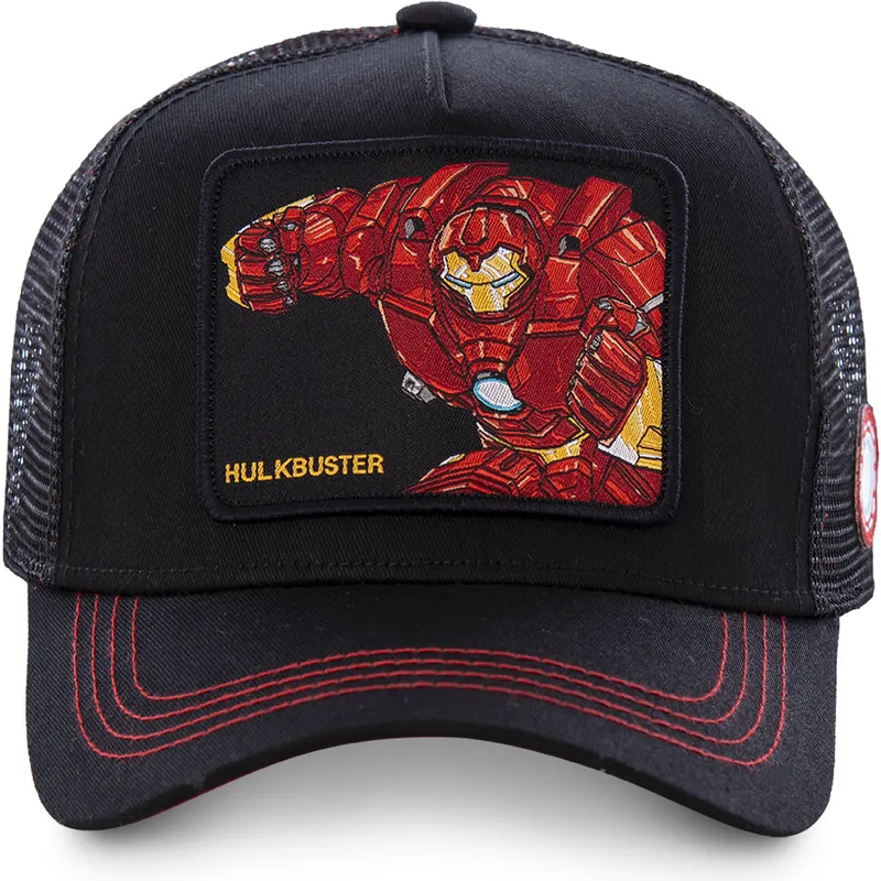 petten-gebogen-zwart-snapback-hulkbuster-bus2-iron-man-marvel-comics-van-capslab