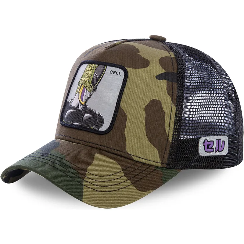 petten-gebogen-camouflage-snapback-cel-cell-dragon-ball-van-capslab