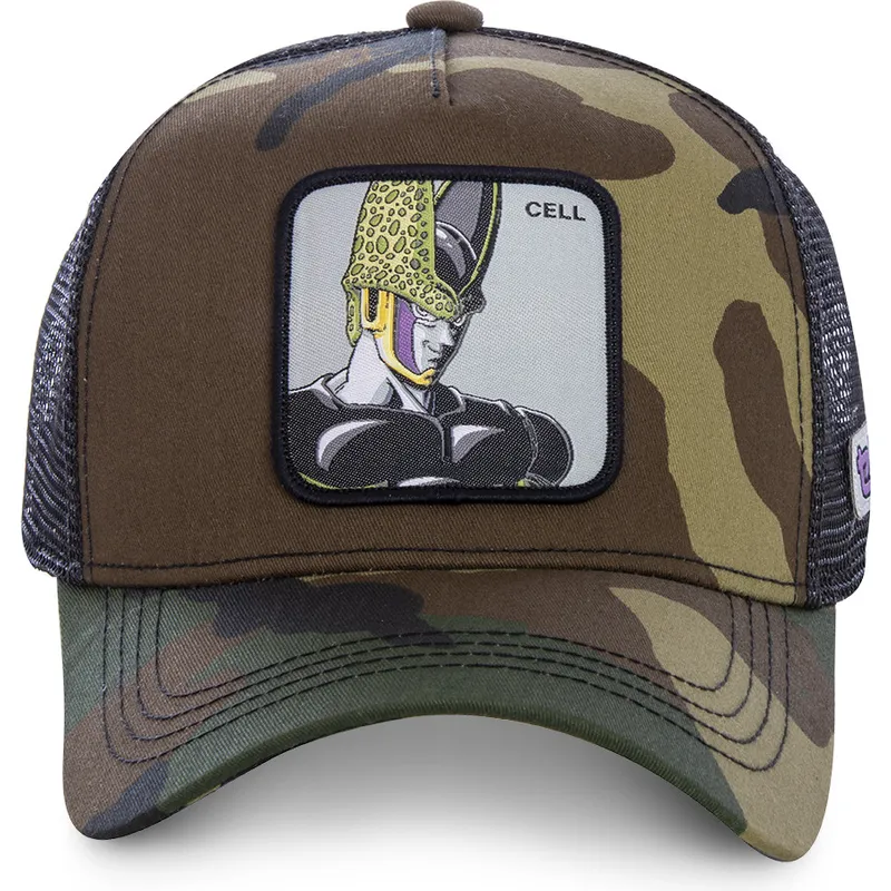 petten-gebogen-camouflage-snapback-cel-cell-dragon-ball-van-capslab