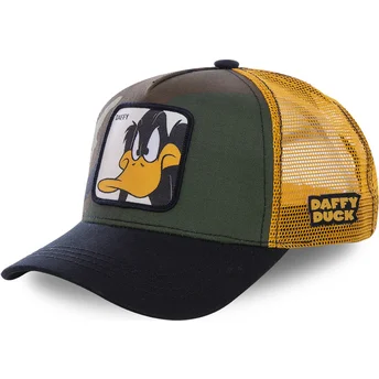 Petten gebogen camouflage snapback DAF4 Daffy Duck Looney Tunes van Capslab