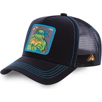 petten-gebogen-zwart-snapback-leo-leonardo-ninja-turtles-van-capslab