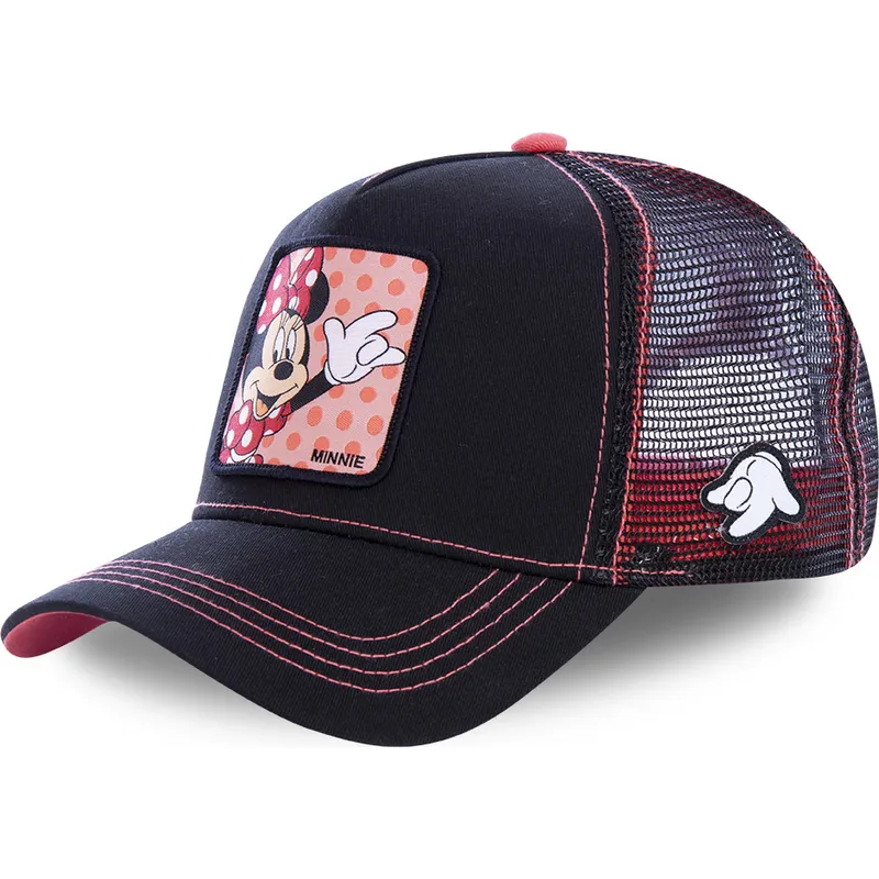 petten-gebogen-zwart-snapback-min2-minnie-mouse-disney-van-capslab