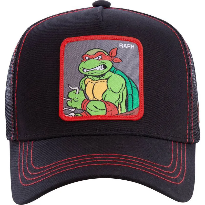 petten-gebogen-zwart-snapback-rap-raphael-ninja-turtles-van-capslab