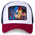 petten-gebogen-wit-snapback-civil-war-war1-captain-america-en-iron-man-marvel-comics-van-capslab