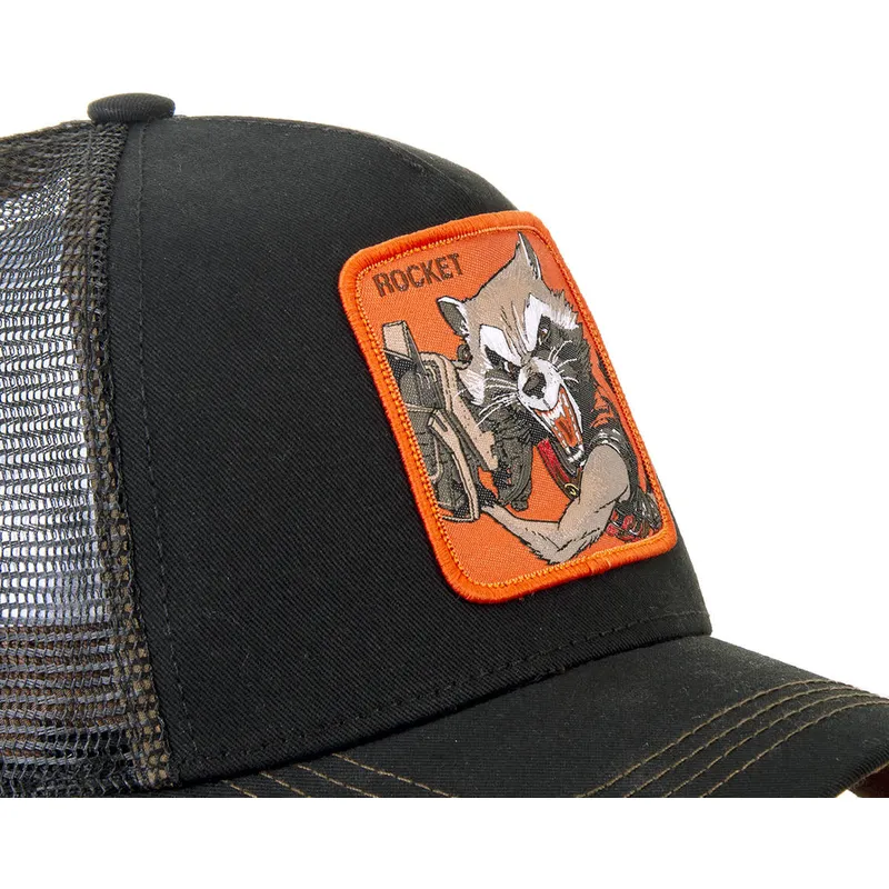 petten-gebogen-zwart-snapback-roc4-rocket-raccoon-marvel-comics-van-capslab