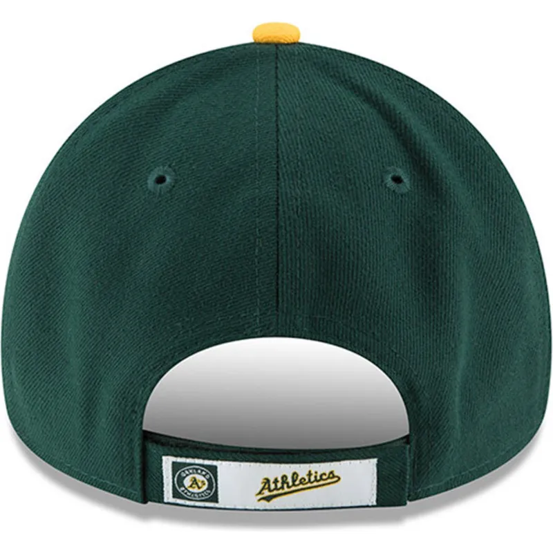 petten-gebogen-groen-verstelbaar-9forty-the-league-van-oakland-athletics-mlb-van-new-era