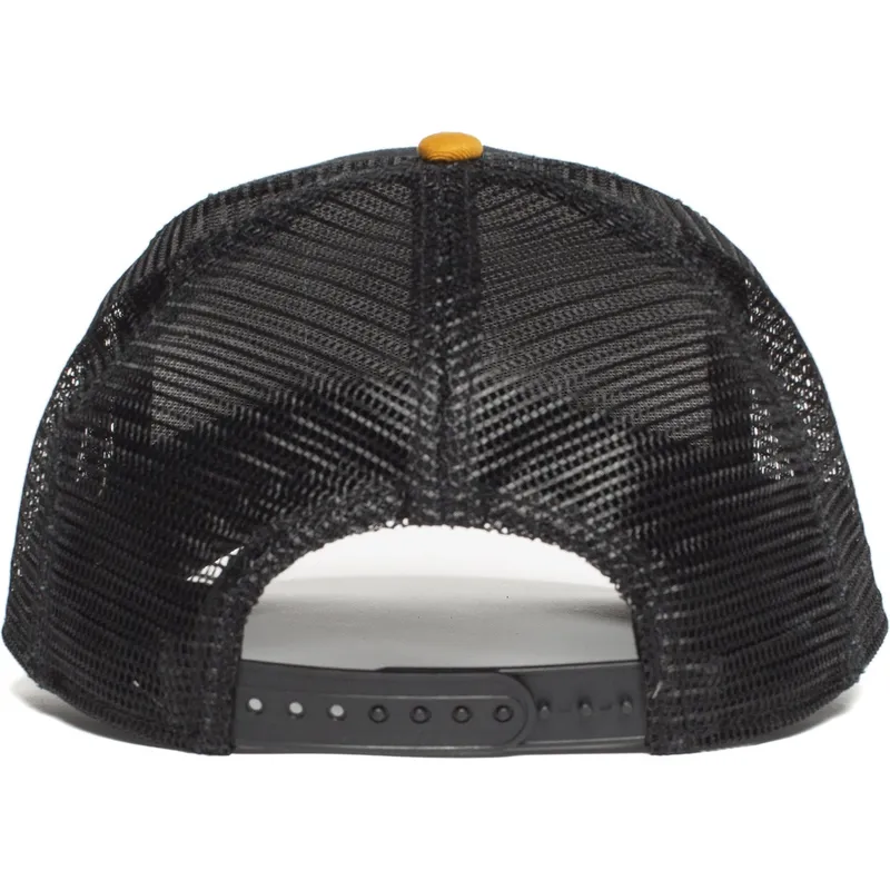 petten-gebogen-zwart-snapback-banana-shake-the-farm-van-goorin-bros