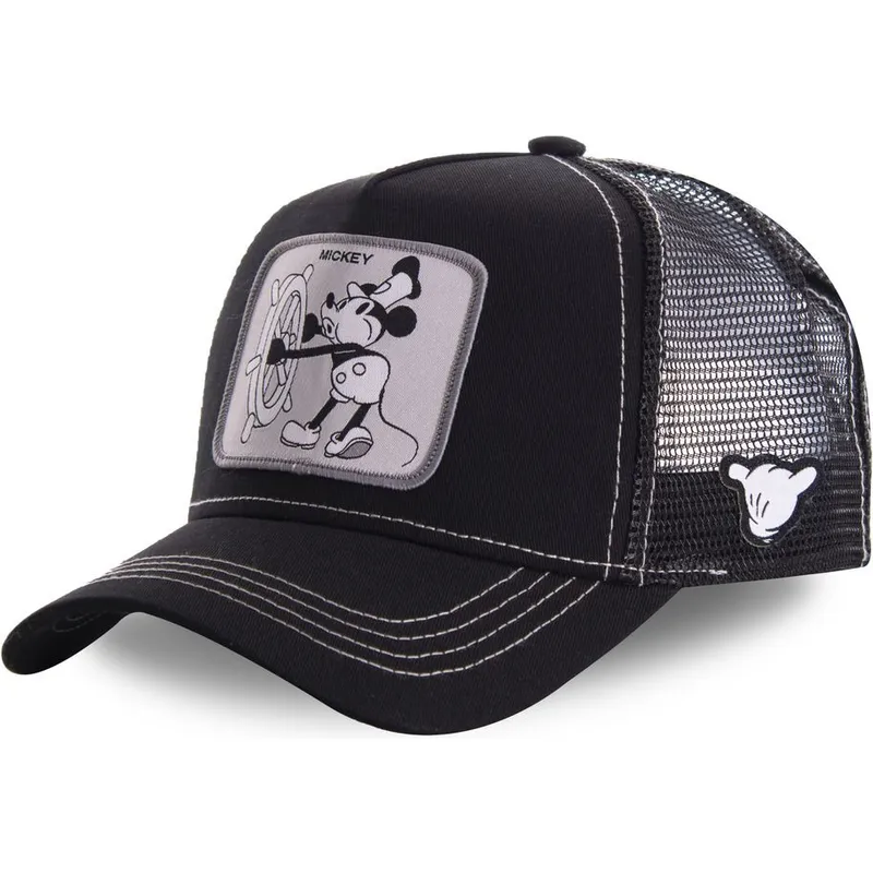 petten-gebogen-zwart-snapback-vintage-vin2-mickey-mouse-disney-van-capslab