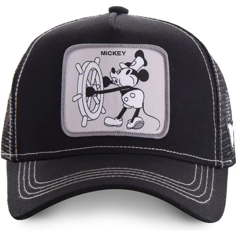 petten-gebogen-zwart-snapback-vintage-vin2-mickey-mouse-disney-van-capslab
