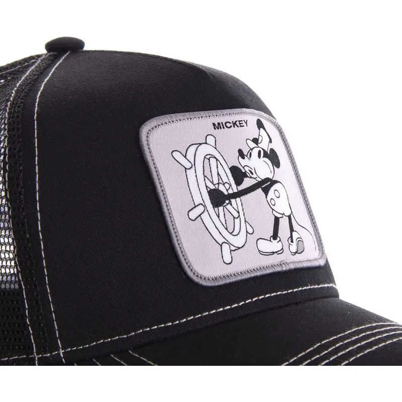 petten-gebogen-zwart-snapback-vintage-vin2-mickey-mouse-disney-van-capslab