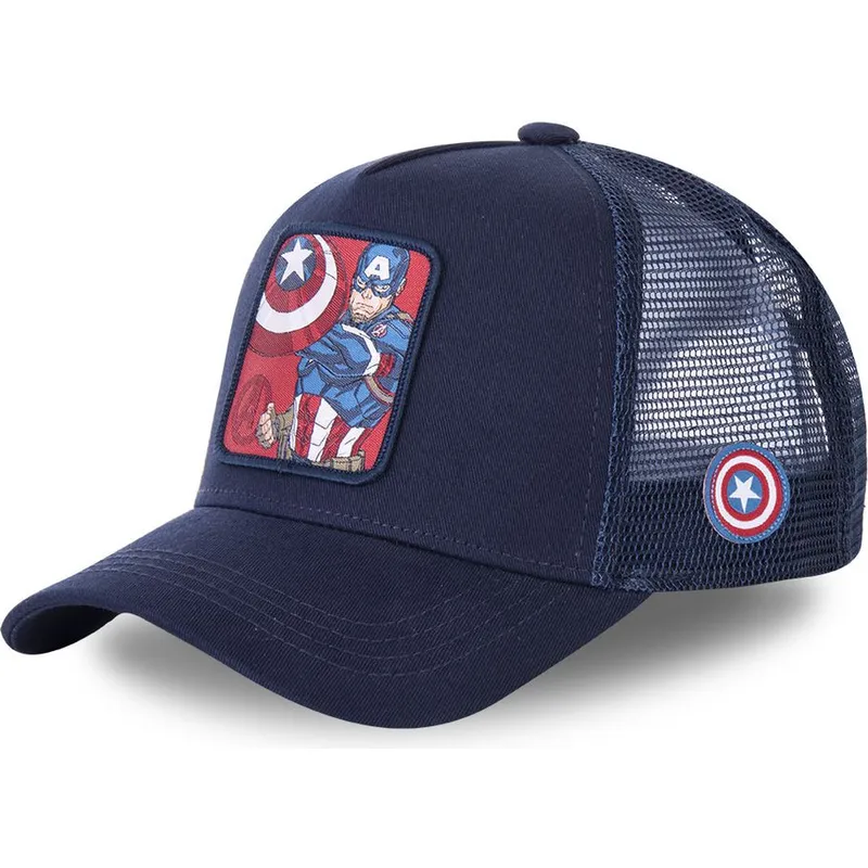 petten-gebogen-marineblauw-snapback-cpt1-captain-america-marvel-comics-van-capslab