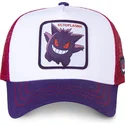 petten-gebogen-wit-snapback-gen1-gengar-pokemon-van-capslab