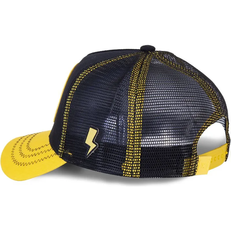 petten-gebogen-zwart-snapback-pik6-pikachu-pokemon-van-capslab petten-gebogen-zwart-snapback-pik6-pikachu-pokemon-van-capslab