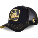 petten-gebogen-zwart-snapback-pik7-pikachu-pokemon-van-capslab
