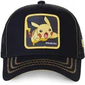 petten-gebogen-zwart-snapback-pik7-pikachu-pokemon-van-capslab