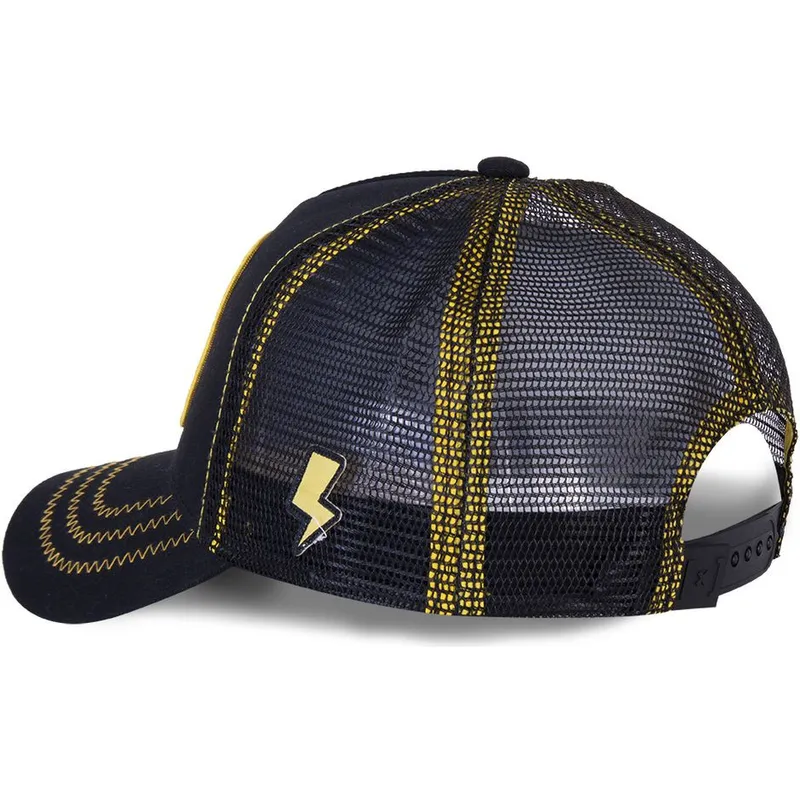 petten-gebogen-zwart-snapback-pik7-pikachu-pokemon-van-capslab petten-gebogen-zwart-snapback-pik7-pikachu-pokemon-van-capslab