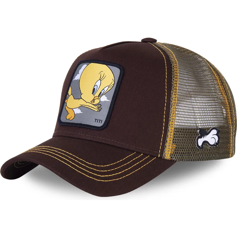 petten-gebogen-bruin-snapback-tit1-tweety-looney-tunes-van-capslab petten-gebogen-bruin-snapback-tit1-tweety-looney-tunes-van-capslab