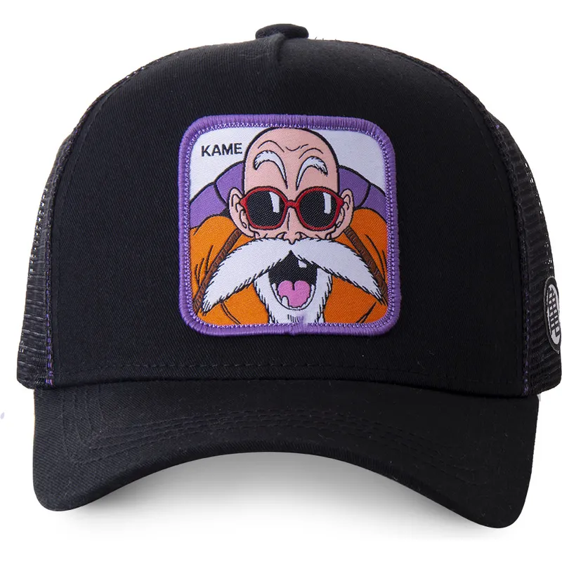 petten-gebogen-zwart-snapback-kamc-muten-roshi-dragon-ball-van-capslab