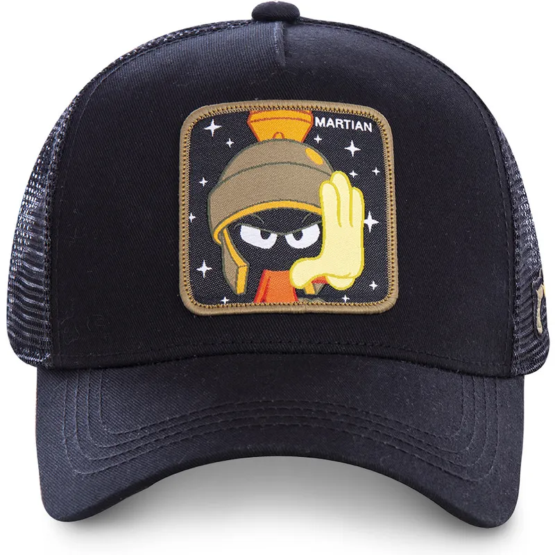 petten-gebogen-zwart-snapback-mar1-marvin-de-marsman-looney-tunes-van-capslab petten-gebogen-zwart-snapback-mar1-marvin-de-marsman-looney-tunes-van-capslab