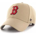 petten-gebogen-khaki-snapback-ajustable-mvp-van-boston-red-sox-mlb-van-47-brand