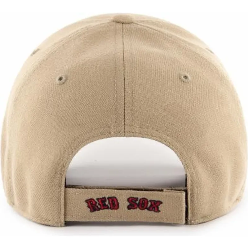 petten-gebogen-khaki-snapback-ajustable-mvp-van-boston-red-sox-mlb-van-47-brand