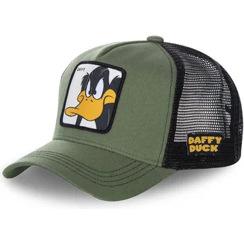 Petten gebogen groen snapback DAF2 Daffy Duck Looney Tunes van Capslab