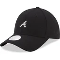petten-gebogen-zwart-verstelbaar-9forty-melton-van-atlanta-braves-mlb-van-new-era