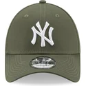 petten-gebogen-groen-verstelbaar-9forty-league-essential-van-new-york-yankees-mlb-van-new-era