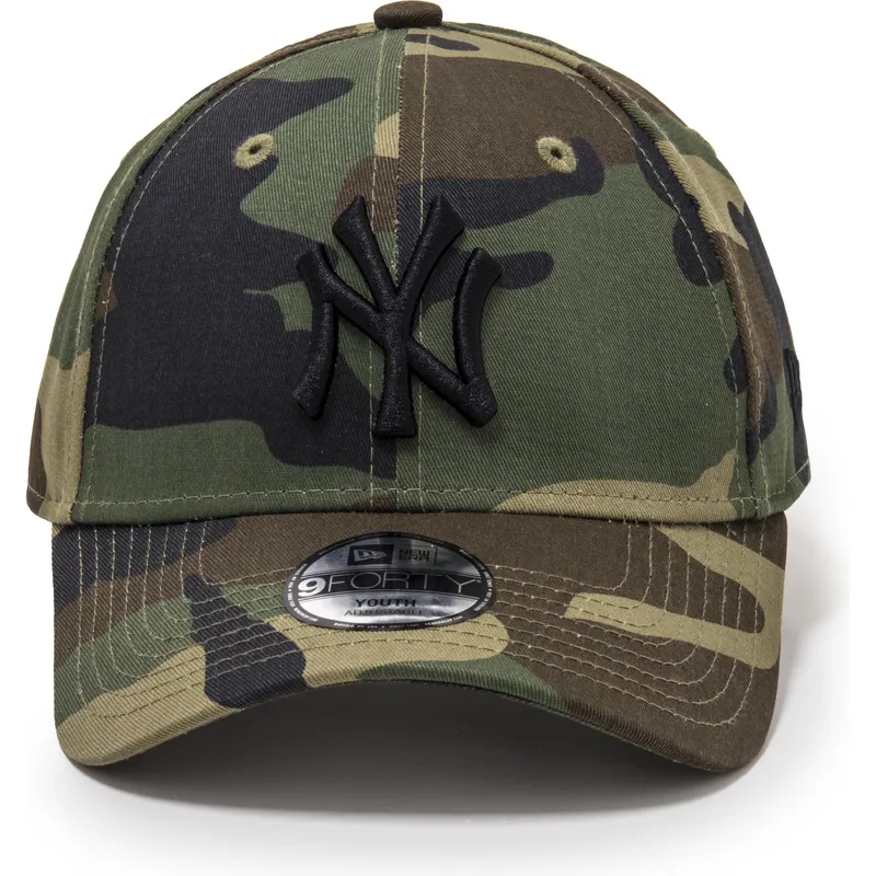 petten-gebogen-camouflage-verstelbaar-voor-kinderen-9forty-league-essential-van-new-york-yankees-mlb-van-new-era petten-gebogen-camouflage-verstelbaar-voor-kinderen-9forty-league-essential-van-new-york-yankees-mlb-van-new-era