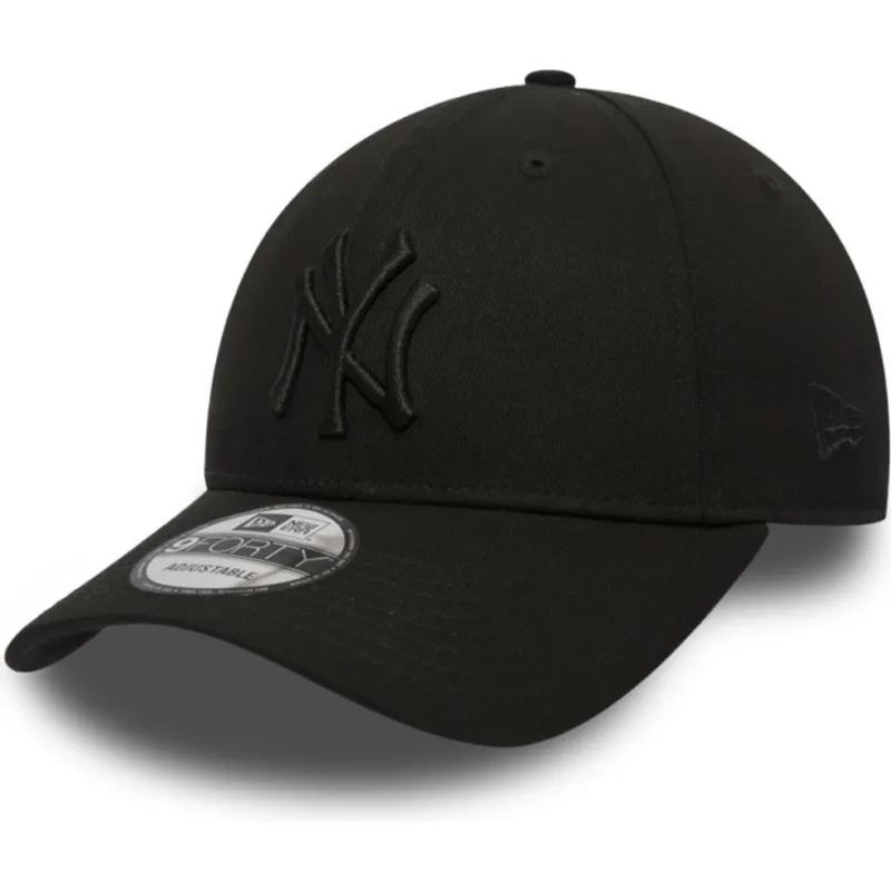 petten-gebogen-zwart-verstelbaar-9forty-league-essential-van-new-york-yankees-mlb-van-new-era