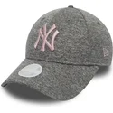 petten-gebogen-grijs-verstelbaar-rosa-9forty-tech-jersey-van-new-york-yankees-mlb-van-new-era