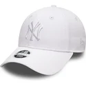 petten-gebogen-wit-verstelbaar-9forty-league-essential-van-new-york-yankees-mlb-van-new-era