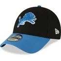 petten-gebogen-zwart-verstelbaar-9forty-the-league-van-detroit-lions-nfl-van-new-era